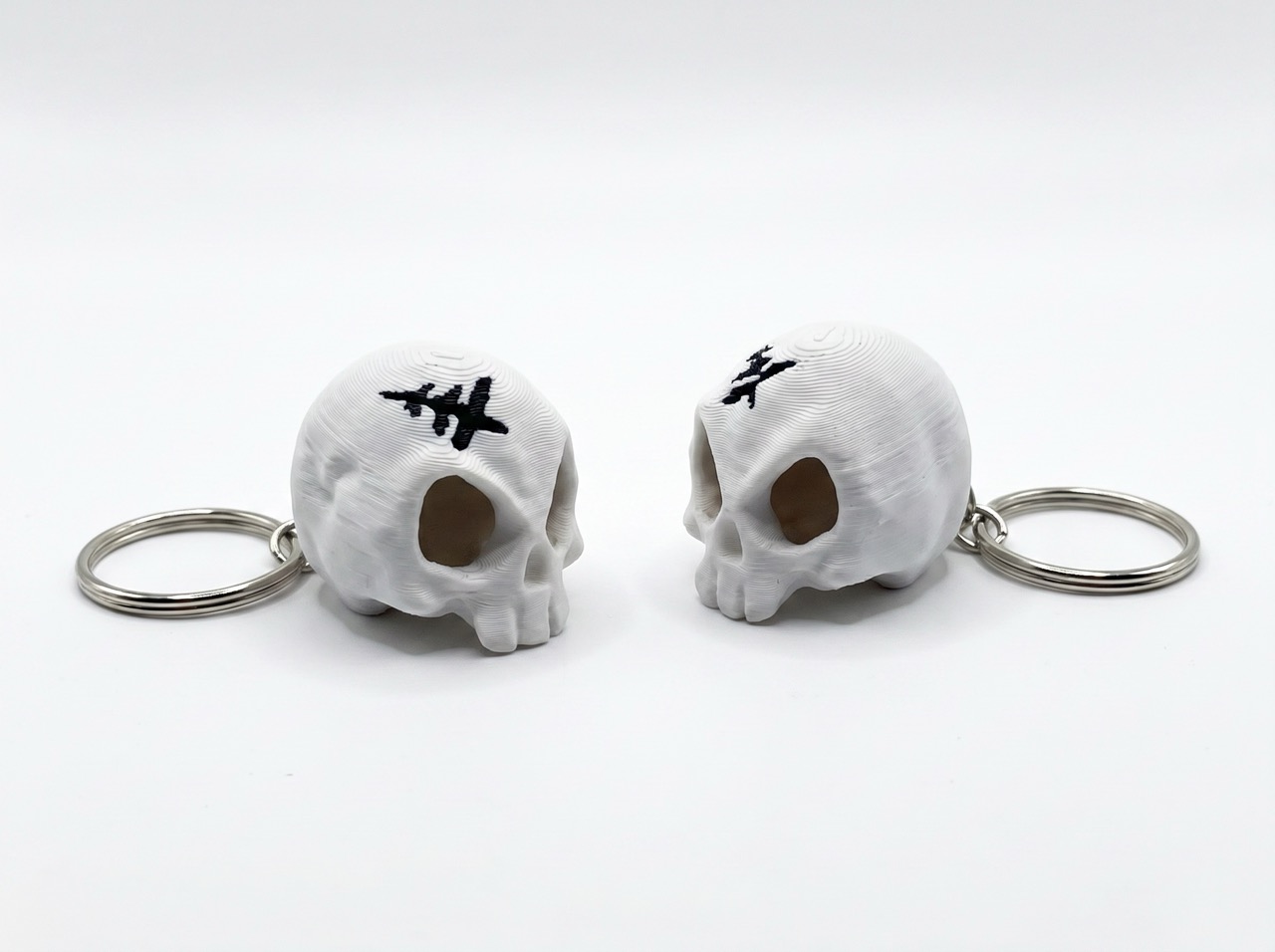3D-Schlüsselanhänger Totenkopf